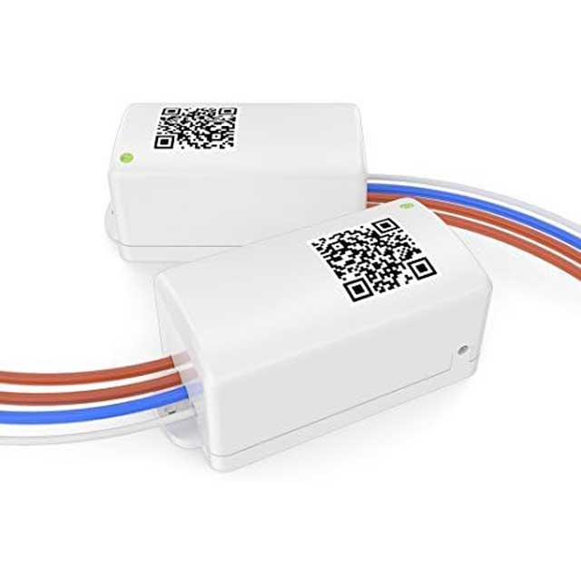 WisQo Smart Lighting, 2 Receiver Kit – Compatible with Alexa and Google Home Hub Required