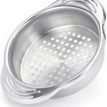 WishDirect Stainless Steel Tuna Can Strainer – Food-Grade Canning Colander & Press – Fits Standard and Wide-Necked Canned Tuna, Beans, and Vegetables – Mess-Free Oil & Brine Remover – Dishwasher Safe