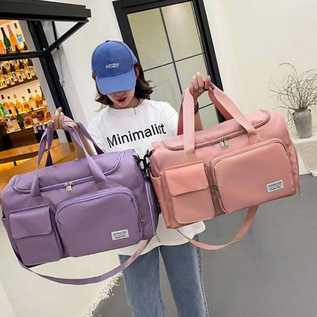 Women's Travel Handbags & Gym Shoulder Bags - Waterproof Oxford Fitness, Camping, Trekking & Hiking Crossbody Bag