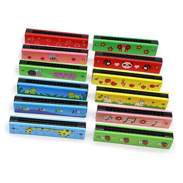 Wooden Harmonica for Kids – Musical Instrument Toy for Early Education & Beginners