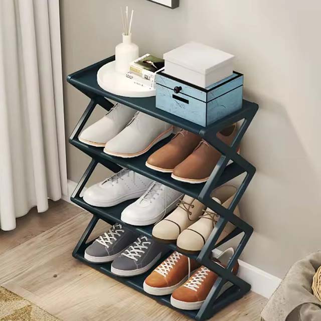 X-Shaped Shoe Rack - Multi-Functional Dust-Proof Shoe Cabinet, Easy Assembly for Simple Home Organization