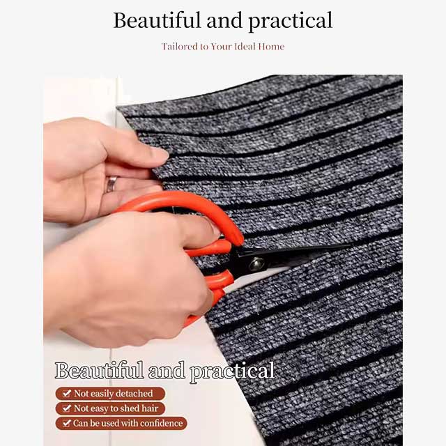 Anti-Slip Kitchen Mat - Full Coverage Oil-Absorbent Floor Carpet, DIY Doormat, Long Hallway Runner Rug, Easy to Clean