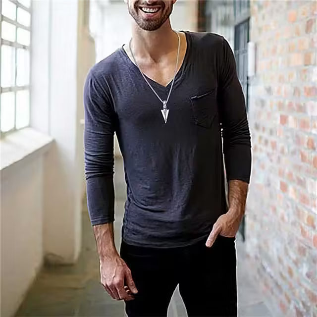 Collier unisexe avec pendentif flèche en acier inoxydable (EGN135)