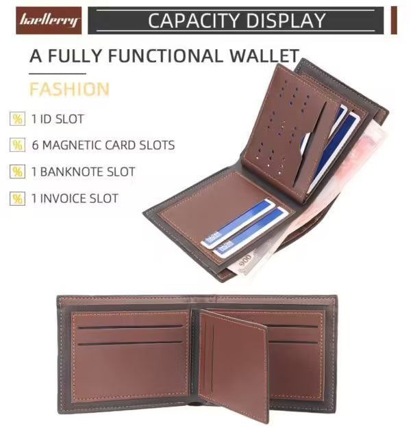 PORTEFEUILLE BAELLERY POUR HOMMES (DR058)