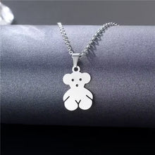 Collier unisexe avec pendentif ours (EGN195)
