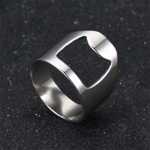 Beer Opener Stainless Steel Ring (004)