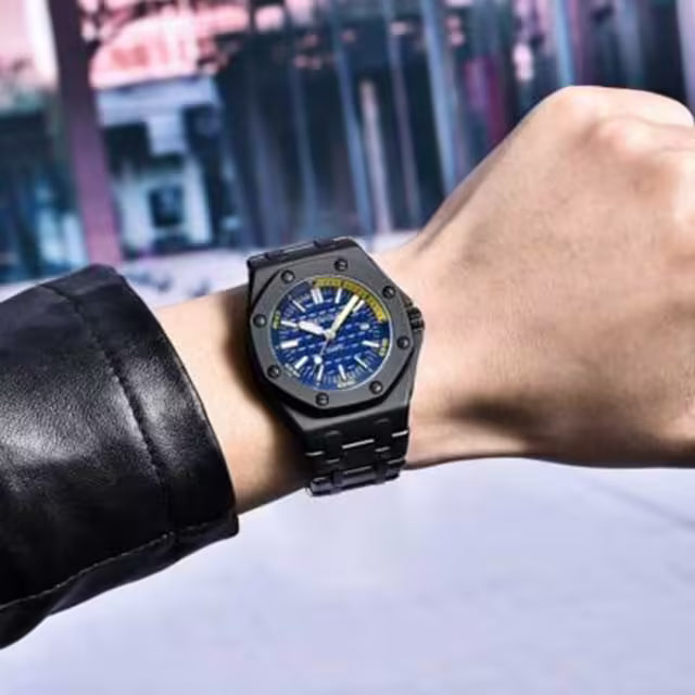 ساعة بينيار للرجال من الفولاذ المقاوم للصدأ موديل (BY-5123)