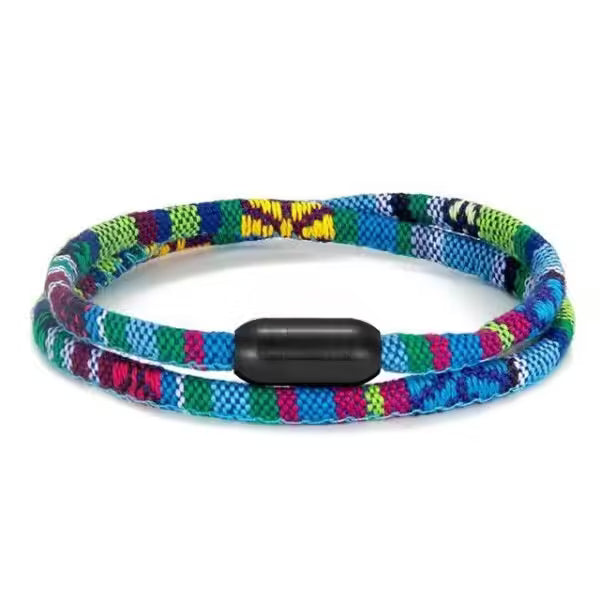 Black Magnet Buckle Waterproof Women Bracelet (EGBT091)