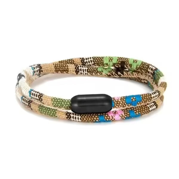 Black Magnet Buckle Waterproof Women Bracelet (EGBT091)