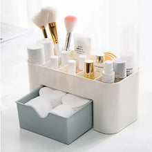 Acrylic Makeup Organizer Storage Box with Drawer – Cosmetic Holder for Lipstick, Brushes & Cotton Swabs