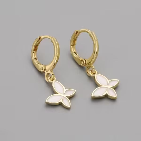 Butterfly Dangle Women Simple Earrings