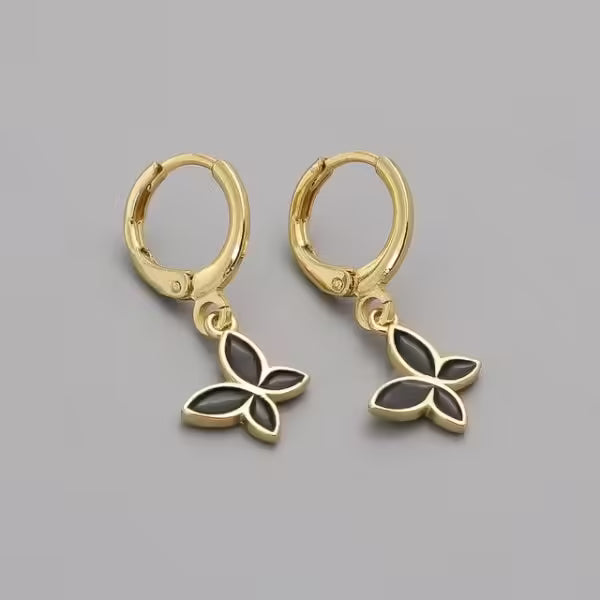 Butterfly Dangle Women Simple Earrings