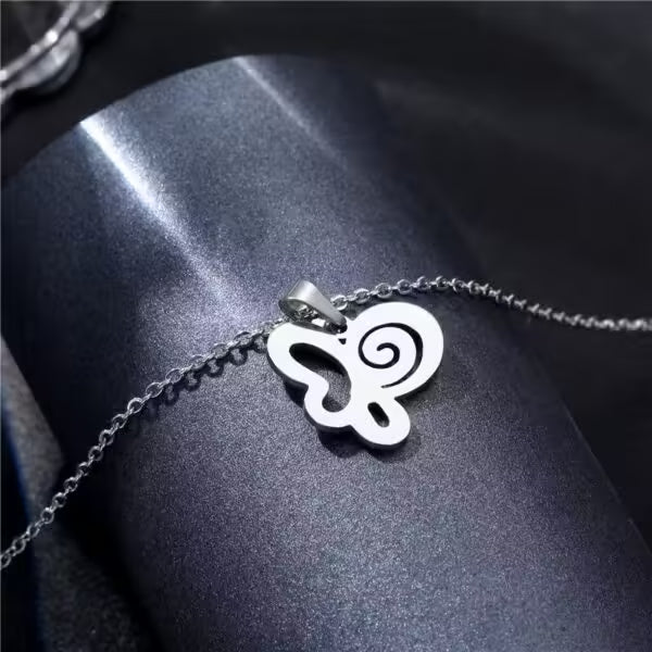 Butterfly Pendant Women Necklace(EGN163)