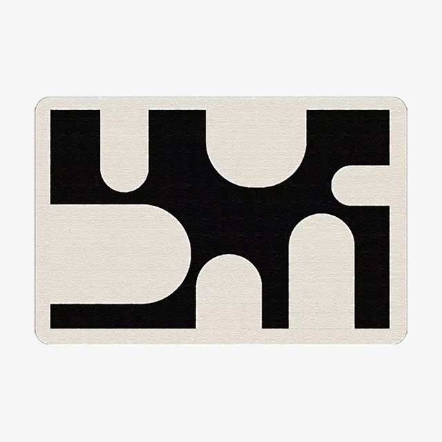 Cartoon Entry Door Mat - Absorbent Non-Slip Household Mat for Toilet, Doorway, and Entryway - Machine Washable Carpet