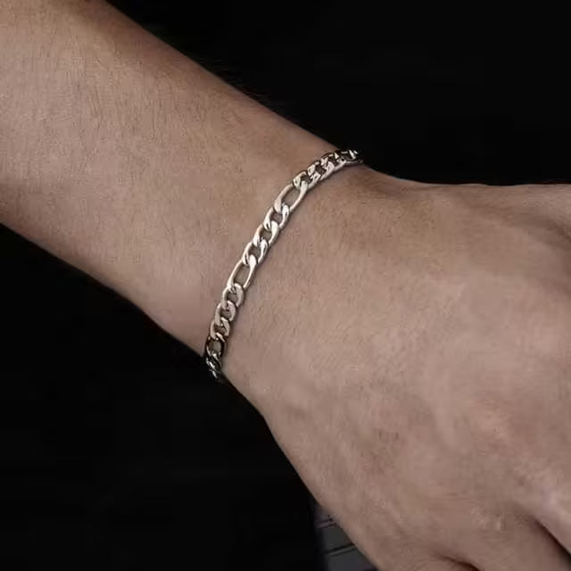 Chain Unisex Simple Stainless Steel Bracelet (EGBT412)