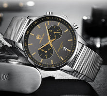 CHEETAH Chronograph Mesh Stainless Steel Men Watch (CH1608)