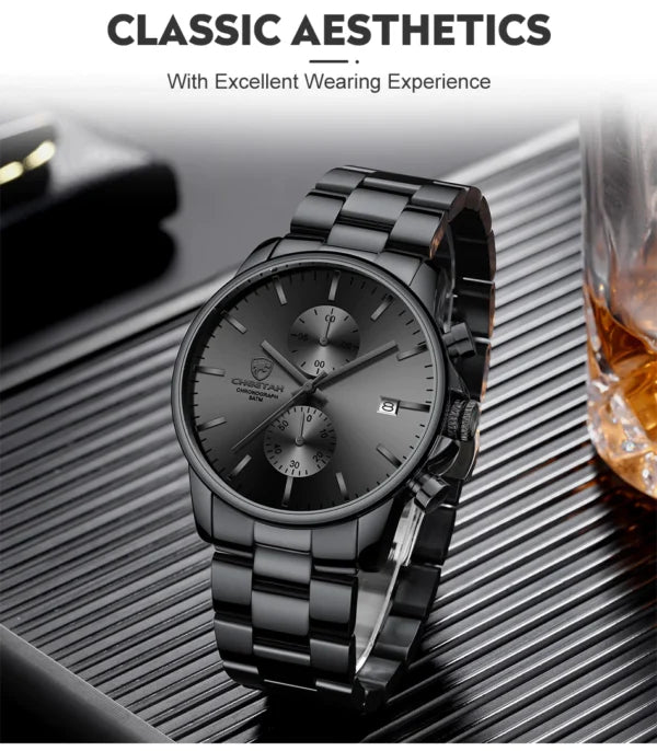 CHEETAH Chronograph Stainless Steel Men Watch (CH1604S)