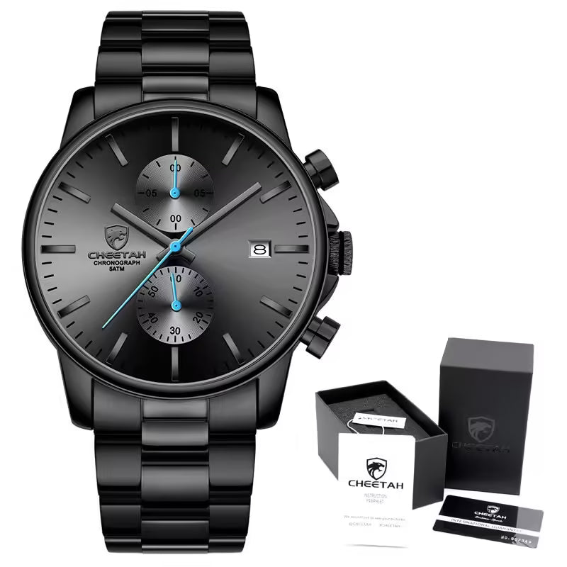 CHEETAH Chronograph Stainless Steel Men Watch (CH1604S)
