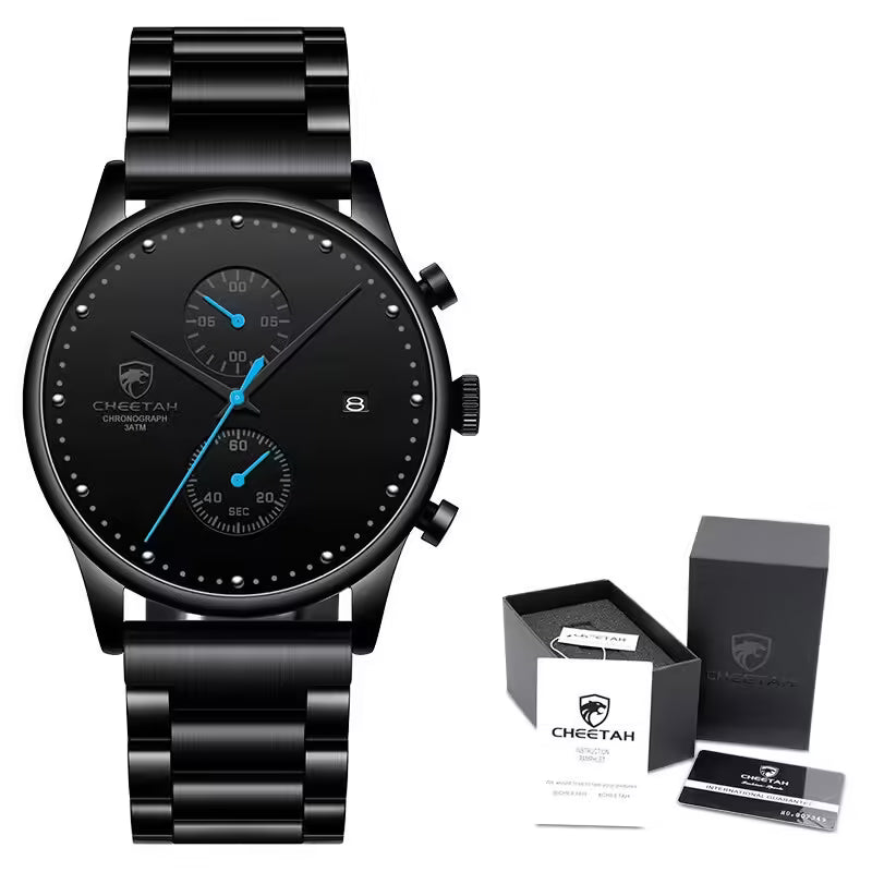 CHEETAH Chronograph Stainless Steel Men Watch (CH1605S)