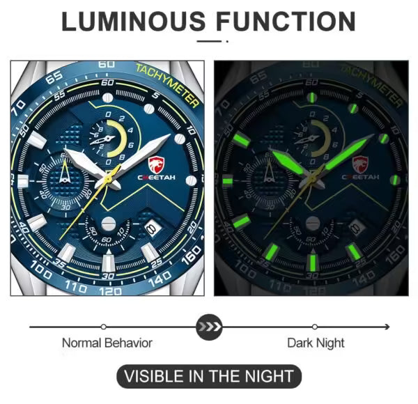 CHEETAH Chronograph Stainless Steel Men Watch (CH1614)