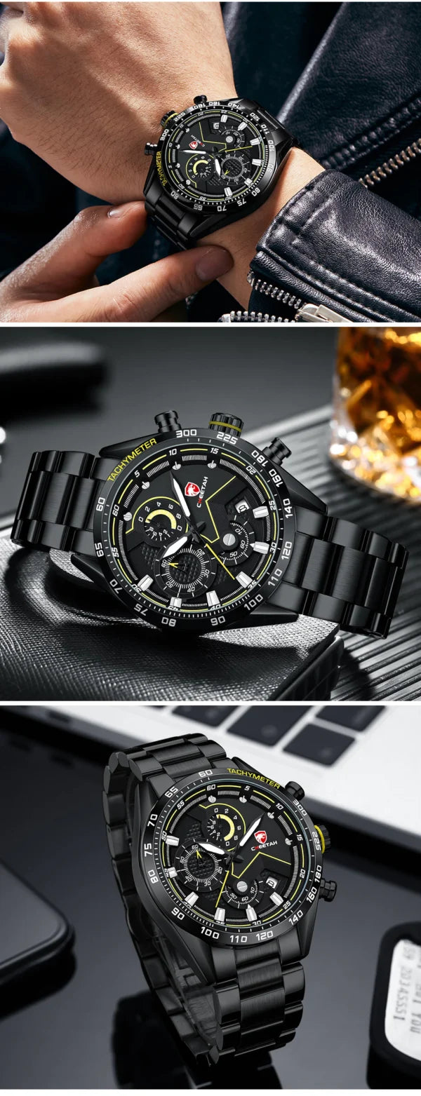 CHEETAH Chronograph Stainless Steel Men Watch (CH1614)