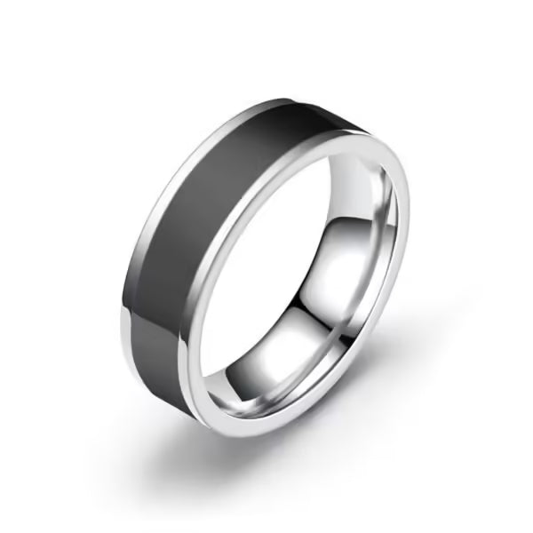 Classic Round 6mm Width Stainless Steel Ring (EGR015)