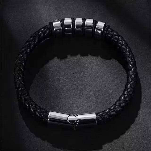 Classy Men Leather Bracelet (EGBT077)