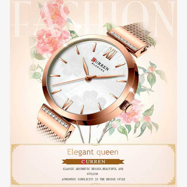 curen women flower stainless steel cu9067 gallery img 6