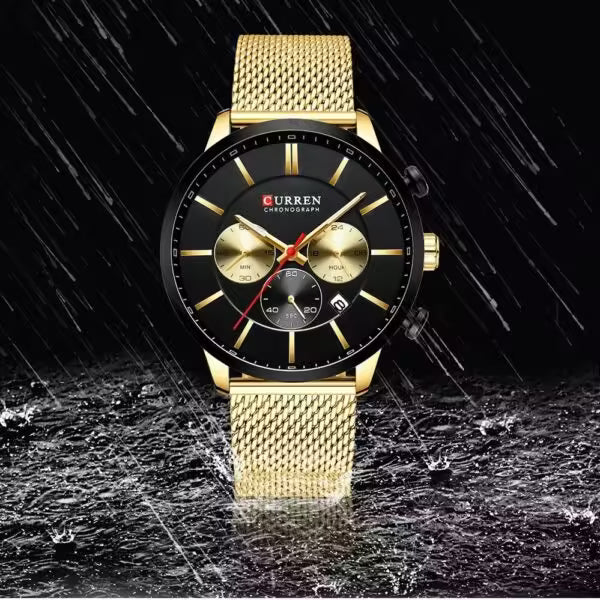 ساعة CURREN كرونوغراف من الفولاذ المقاوم للصدأ (CU1234)