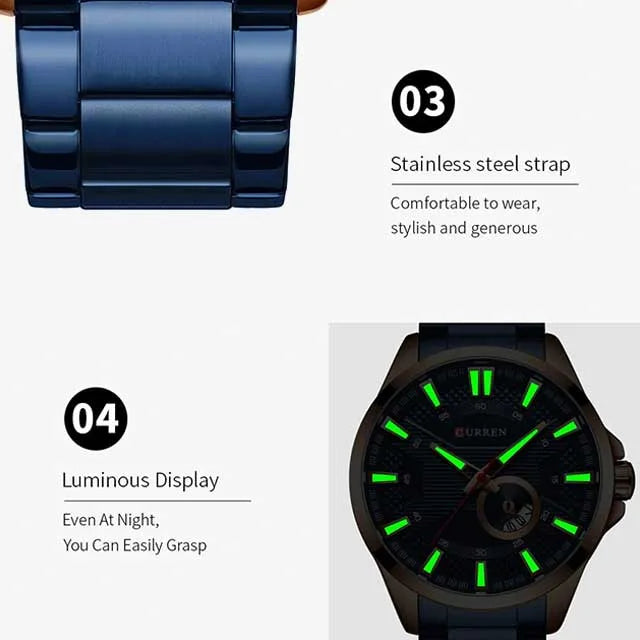 curren men calendar new design watch cu8372 gallery img 6 jpg