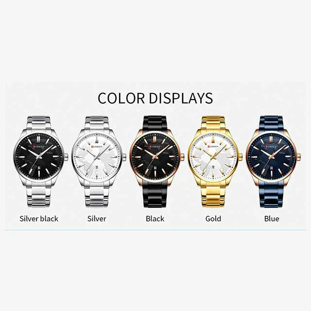 curren men map stainless watch cu8366 gallery img 12 jpg