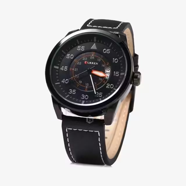 CURREN Men Simple Leather Watch (CU8164)