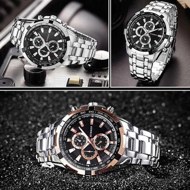 curren men stainless steel watch cu8023 gallery img 13