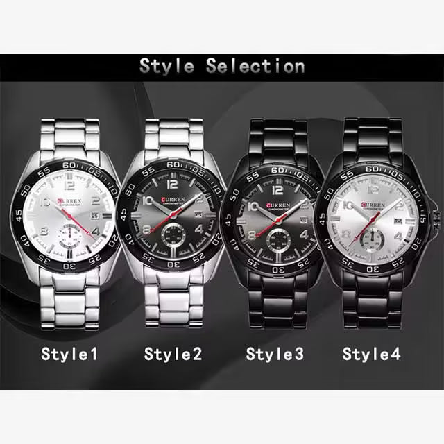 CURREN Men Stainless Watch (CU8113)