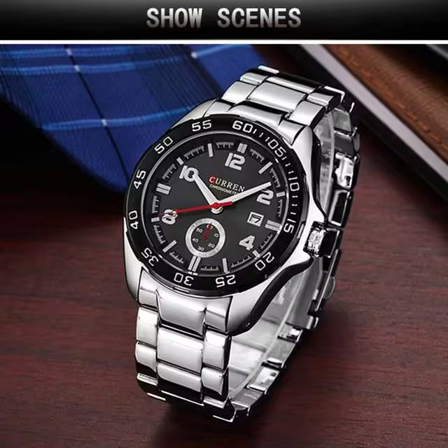 CURREN Men Stainless Watch (CU8113)