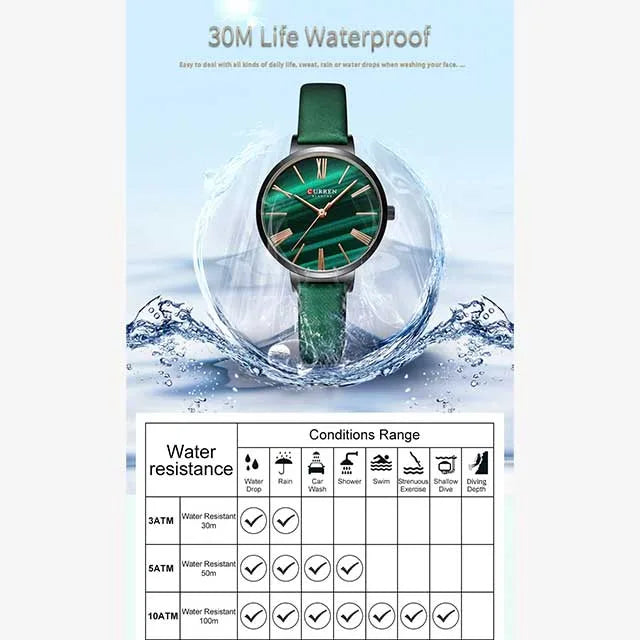 curren women blanche leather mesh steel strap cu9076 gallery img 2 jpg