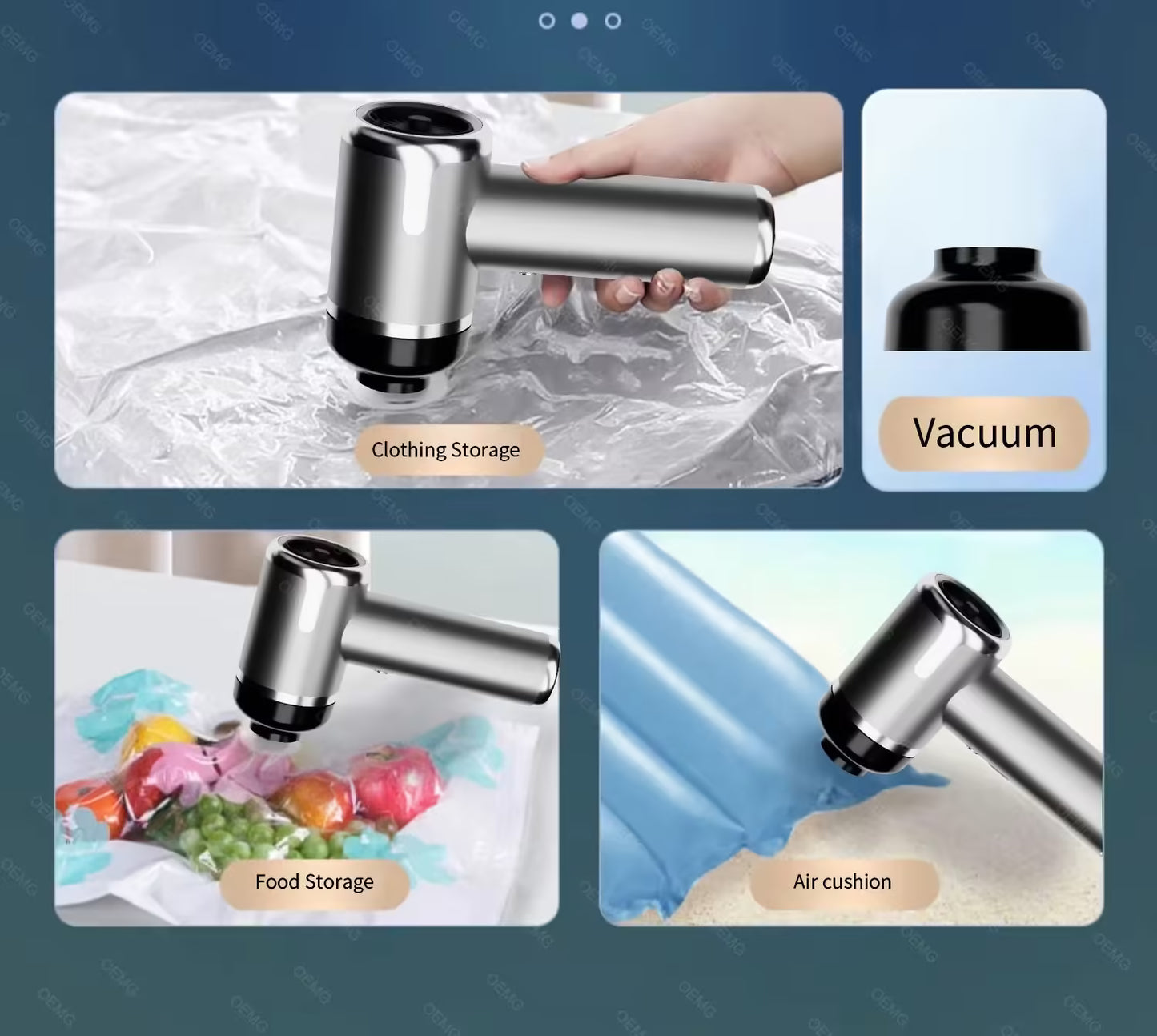 Powerful 5500PA Car Vacuum Cleaner - Wireless & Portable Home Appliance Mini Vacuum for Deep Cleaning