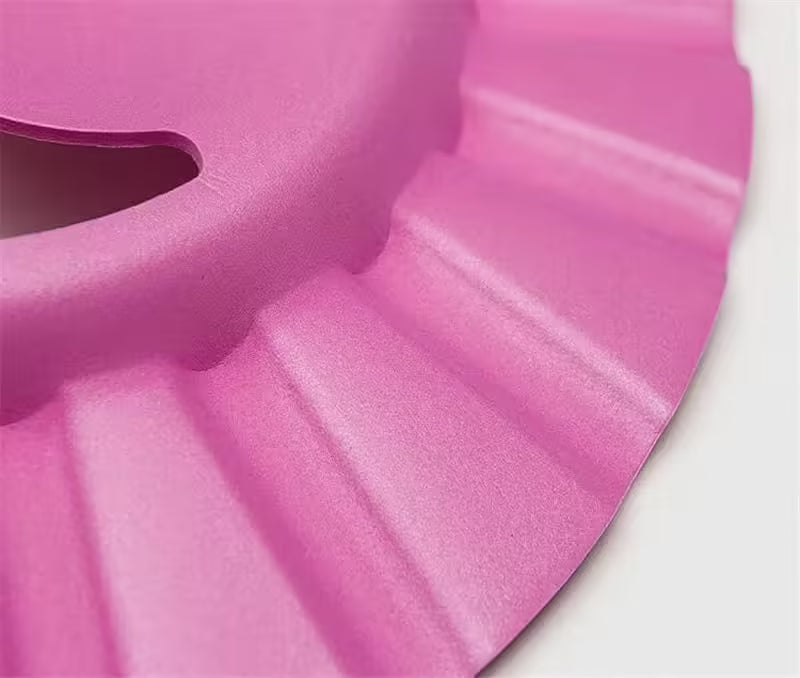 Safe Baby Shampoo Shower Bath Cap Soft Hair Wash Shield for Babies & Kids | Adjustable Bathing Protection Hat for Toddlers