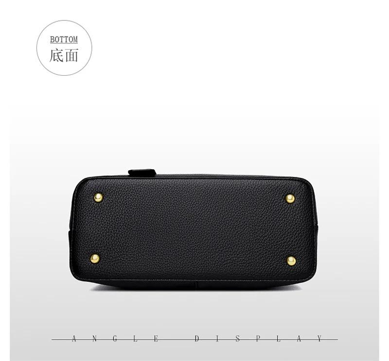 Women's Classic Black Shoulder Bag (EGB229)