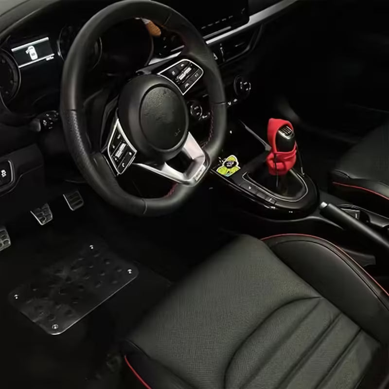 Universal Gear Shift Hoodie Cover | Manual & Automatic Shift Handle Decoration | Car Interior Shift Lever Cover