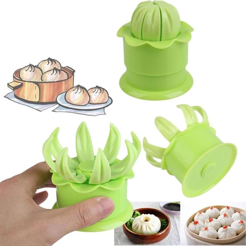 Machine à brioches vapeur manuelle en couleur avec moule à brioches vapeur