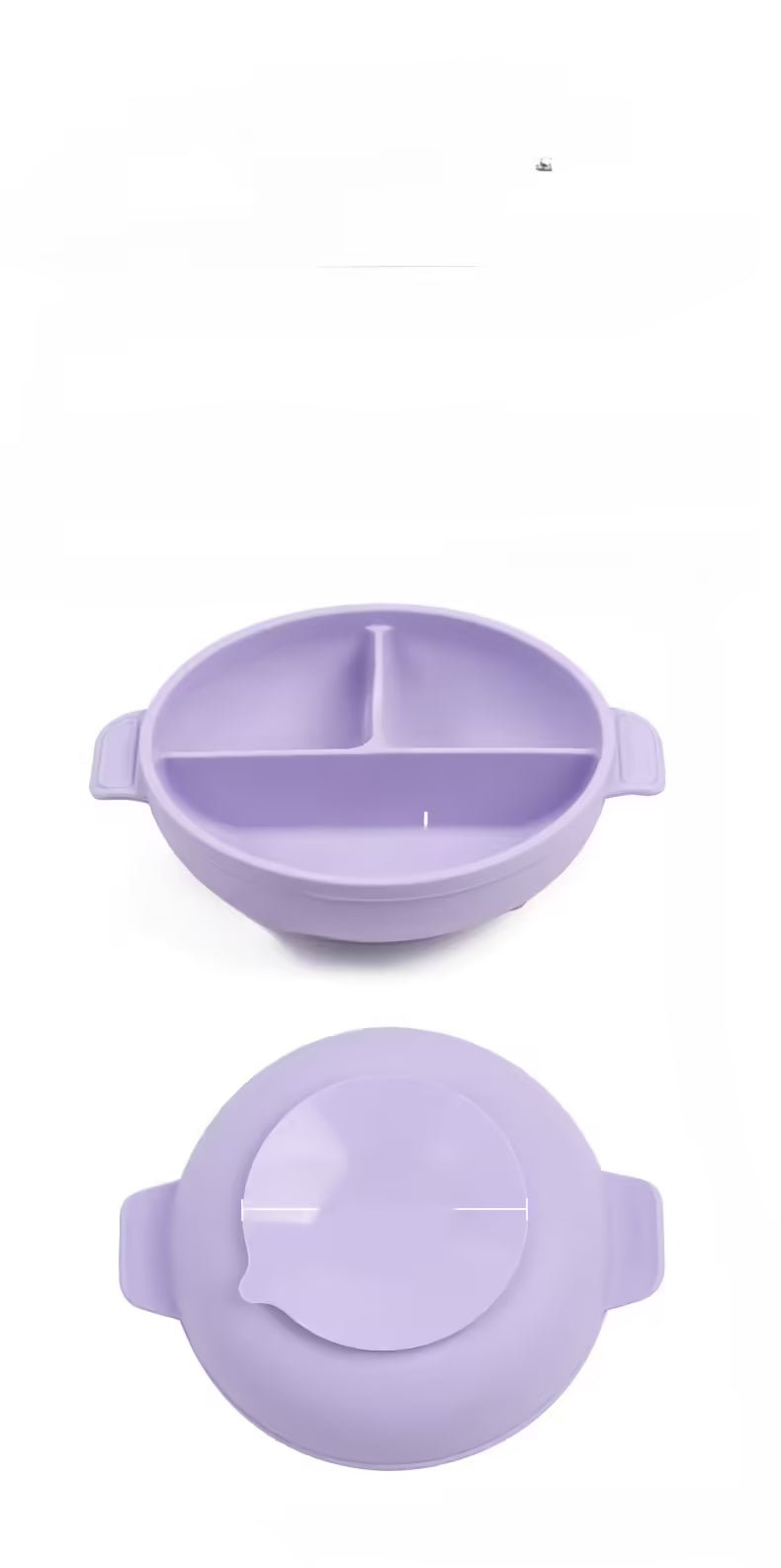 High-Quality Silicone Toddler Placemat with Divided Food Sections and Suction Base | Baby Feeding Mat