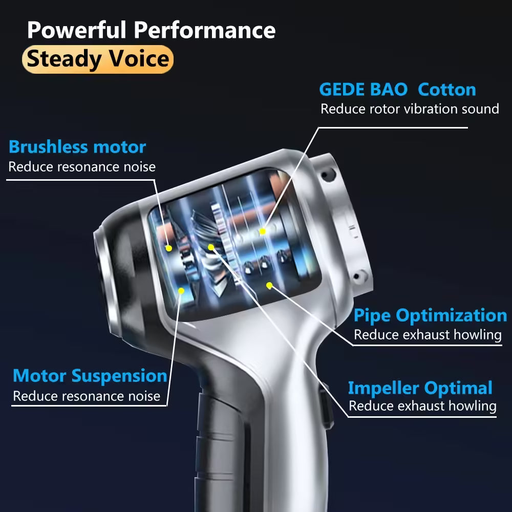 Aspirateur sans fil polyvalent pour voiture et maison - Aspirateur portable eau et poussière à forte aspiration pour un nettoyage facile