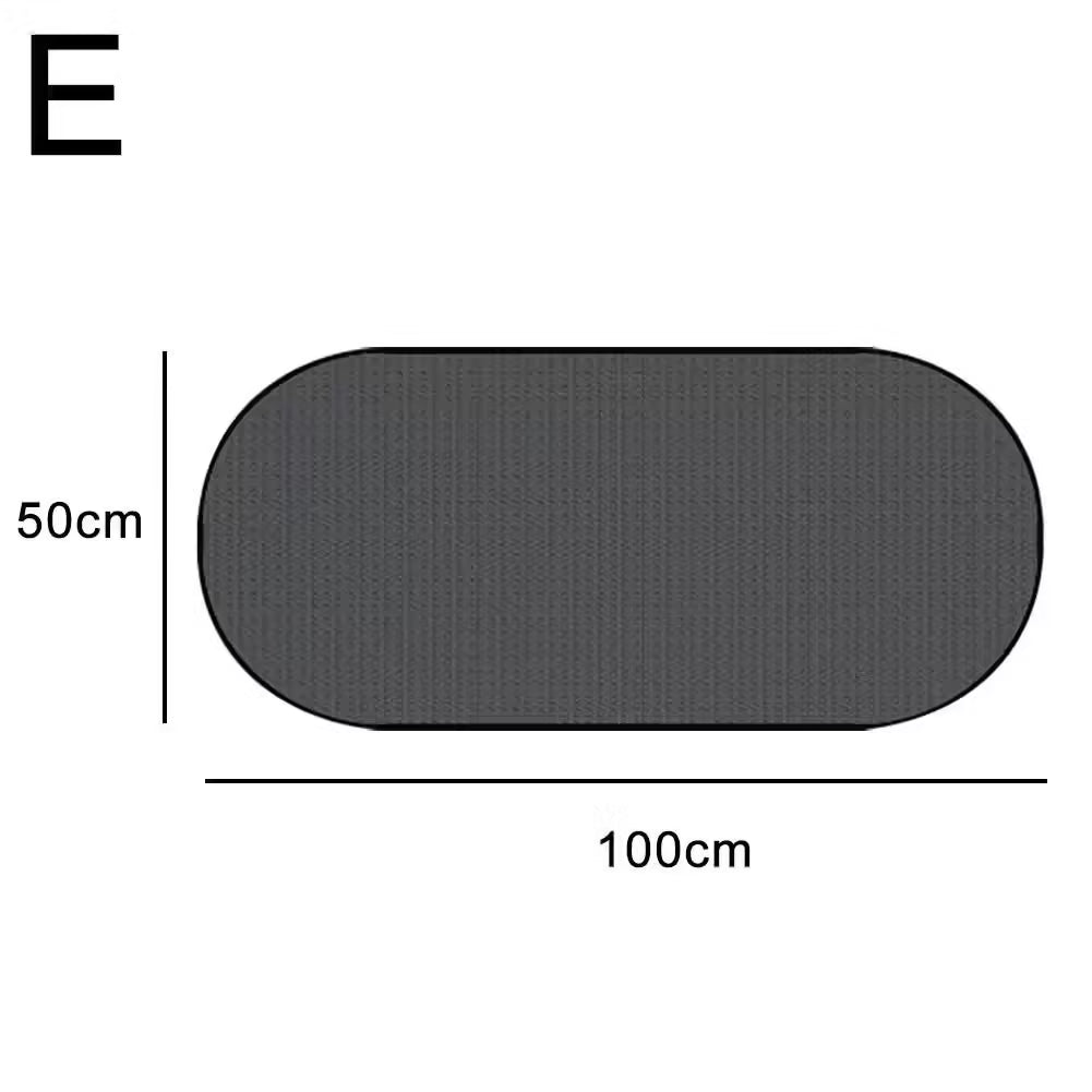 Car Mesh Sunshade for Side Windows Rear Sunscreen Heat Shield with Suction Cup Car Curtain Sunshade