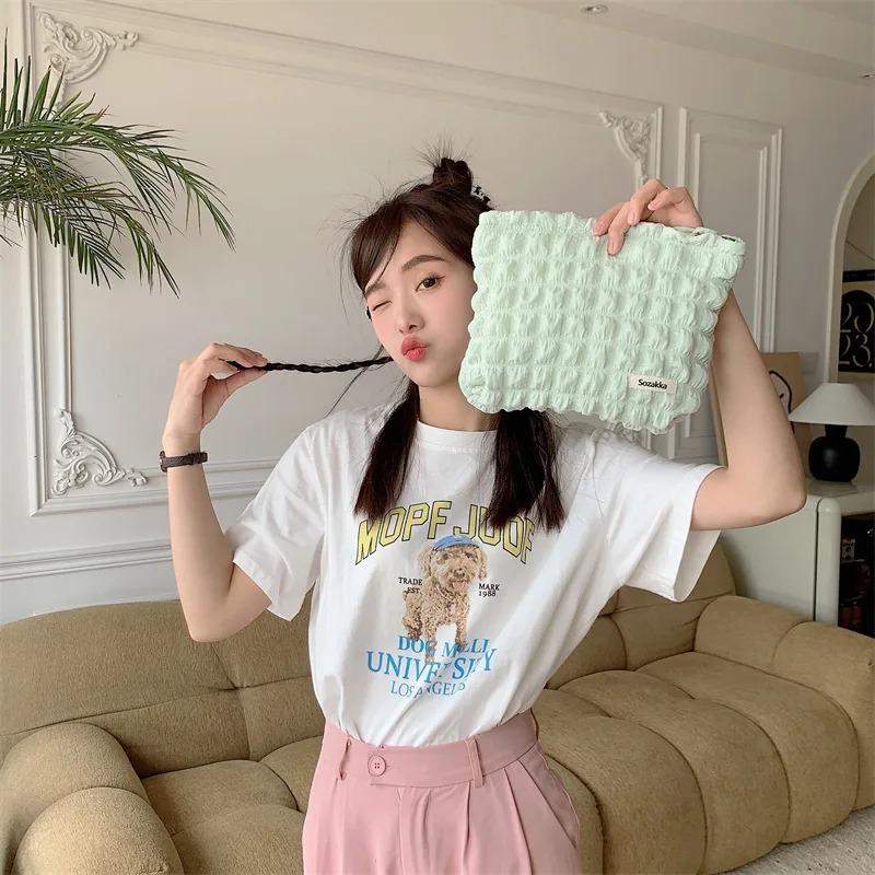 Pochette cosmétique en fil à bulles aux couleurs de bonbons (EGB204)