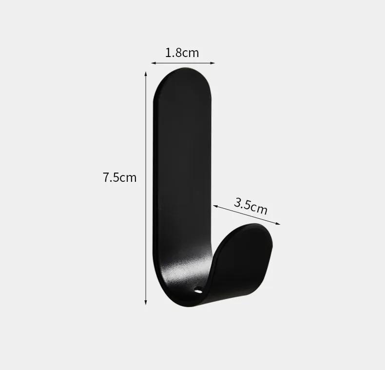 خطاف منظم حائط متعدد الأغراض باللون الفضي