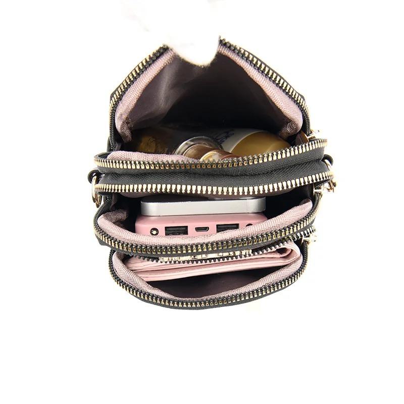 Sac à main de luxe pour femme, petit format, avec poche pour téléphone portable (EGB188)