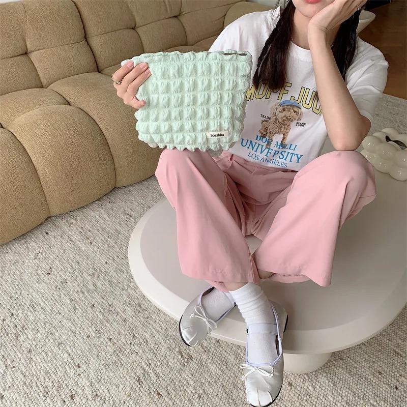 Pochette cosmétique en fil à bulles aux couleurs de bonbons (EGB204)