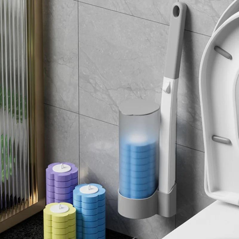 Disposable Toilet Brush Set