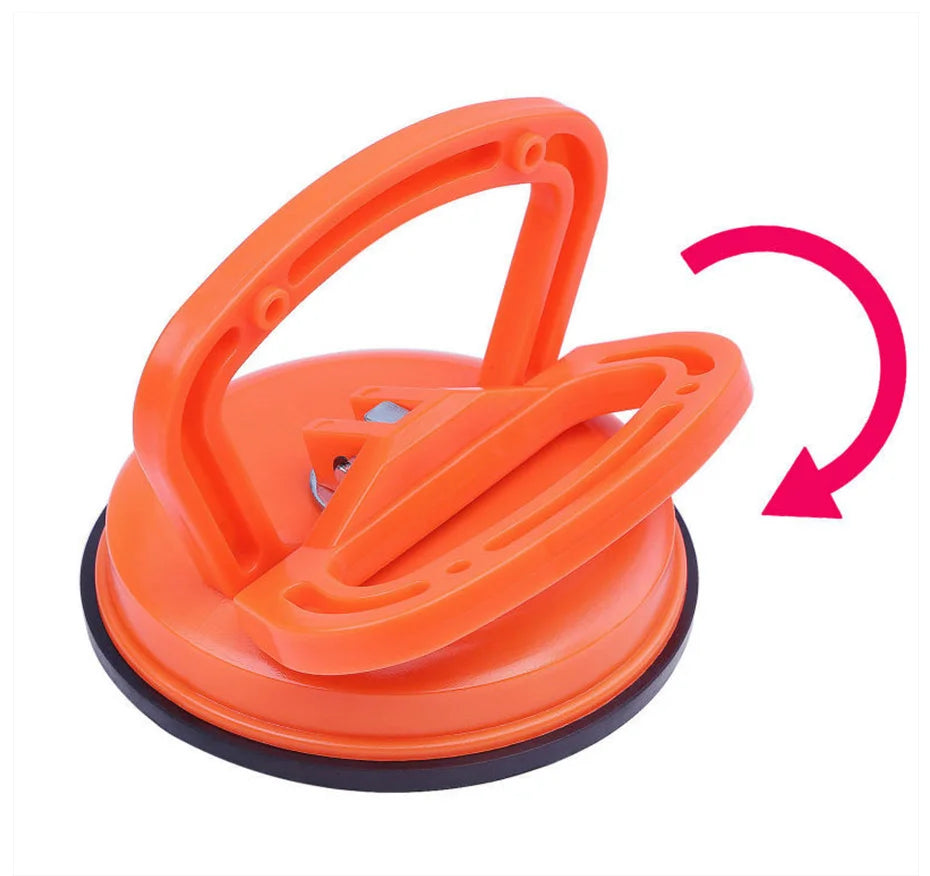 Heavy Duty Aluminum Glass Suction Cup Lifter Vacuum Plate Puller Handle for Glass & Tile Lifting